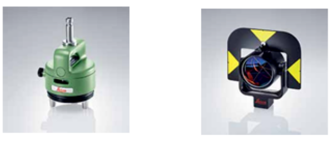 徠卡棱鏡和支架合理搭配，更易獲得高精度測量成果！